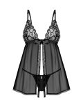 Babydoll i stringi XS/S Blomentis Obsessive - 5
