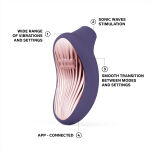 Stymulator łechtaczki sterowany aplikacją Sona 3 Cyber Purple LELO - 8