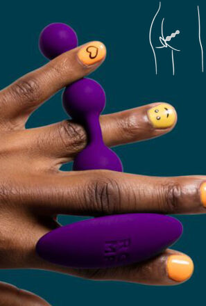 Koraliki analne Amp Purple Romp