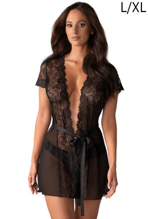 Peniuar Ze Stringami Alluria L/Xl Obsessive