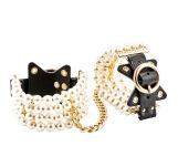 Kajdanki na nadgarstki BDSM Soirée Pearl Handcuffs Guilty Pleasure - 6