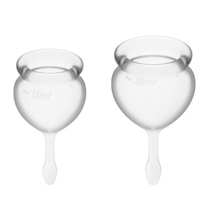 Kubeczki Menstruacyjne Feel Good Menstrual Cup Set Satisfyer