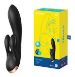Wibrator króliczek Double Flex Connect App Black Satisfyer - 2