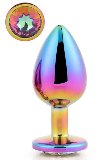 Korek Analny Gleaming Love Multicolour Plug Large Dreamtoys