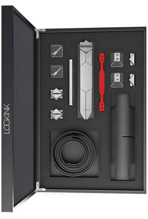 LOCKINK  zestaw Bondage Teasing & Impact-Play Set Black