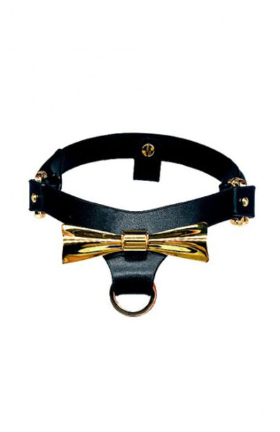 Efektowna Skórzana Obróżka Upko Butterfly Effect Body Accessories Choker UPKO