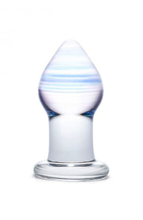 Szklany Korek Analny Amethyst Rain S Butt Plug Glas