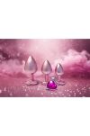 Korek Analny Gleaming Love Pearl Pink Plug Medium Dreamtoys - 3