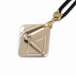 Naszyjnik Ze Stymulatorem Vibration Cube 2.0 Gold LOCKINK - 3