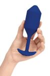 Korek analny Vibrating Snug Plug 4 Navy b-Vibe - 4