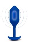 Korek analny Vibrating Snug Plug 4 Navy b-Vibe - 5