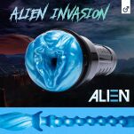 Masturbator Freaks Alien Blue Metallic Fleshlight - 6