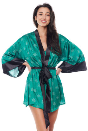 Aster Robe Green Peniuar