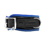 BRUTUS Leather Collar Black/Blue - 3