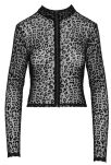 F289 Leopard flock top with long sleeves M - 4