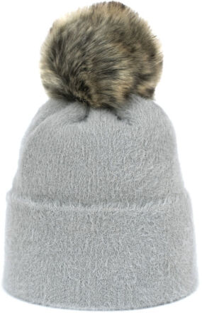 Soft Fluff Czapka Jasno Szara