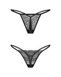 Clara 2-pak stringi L/XL Obsessive - 9