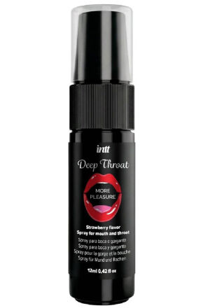 Spray do seksu oralnego Deep Throat Strawberry 12ml intt