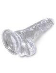 Dildo 10Cm King Cock Clear Cock With Balls Pipedream - 4