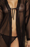 Amanda Szlafrok czarny - 2