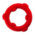 Pierścień erekcyjny [SIL] SPINNER Cockring Red Oxballs - 2