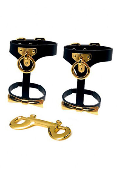 Efektowne Skórzane Kajdanki Na Nogi Upko Butterfly Effect Body Accessories Ankle Cuffs UPKO