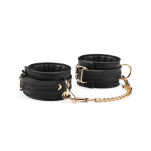Kajdanki Black Organosilicon Wrist Cuffs Liebe Seele - 2