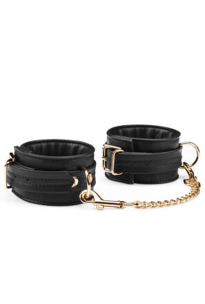 Kajdanki Black Organosilicon Wrist Cuffs Liebe Seele