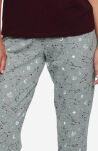 Horoscope 40115-93X Piżama Bordowo-Szara - 3