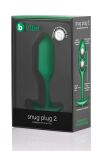 Korek analny Snug Plug 2 Green b-Vibe - 6