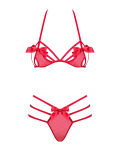 Czerwony Komplet Bielizny Giftella L/Xl Obsessive - 6