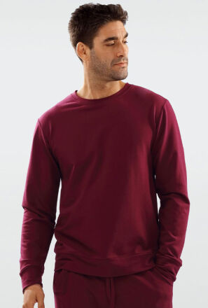 Justin Bluza męska bordo