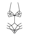 Slave body czarne S/M Obsessive - 4