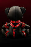 EDDY bear Miś BDSM czarno-czerwony - 2