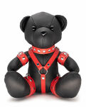 EDDY bear Miś BDSM czarno-czerwony - 3
