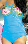 Pauline M-152 Tankini Turkusowe - Rozmiar S - 2