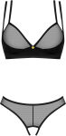Nesari Crotchless Set Komplet bielizny otwarty - 6