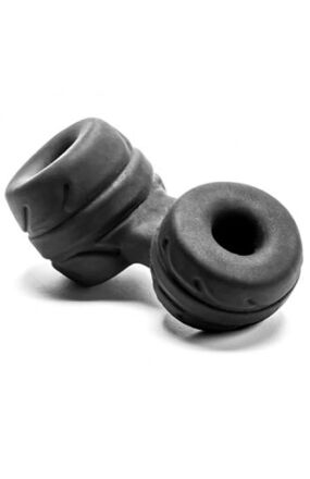 SilaSkin Cock & Ball Black Pierścień z rozciągaczem