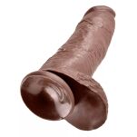 Dildo 31 cm Cock 12 inch w/balls brown King Cock - 4