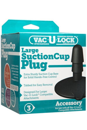 Przyssawka Do Dild Vac-U-Lock Black Suction Cup Plug Large Doc Johnson