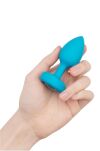 Korek analny Vibrating Jewel Plug S/M Teal b-Vibe - 4