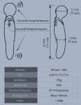 Wibrator Różdżka Glam Dual Wand Vibe Dreamtoys - 6
