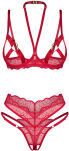 Koronkowy Komplet Bielizny Cupide Desir S/M Obsessive - 4