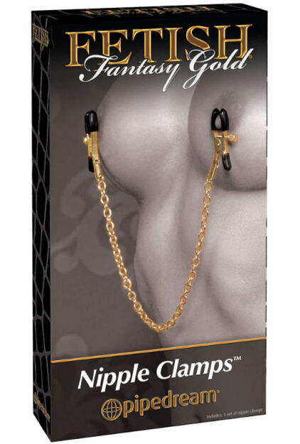 Zaciski Na Sutki Fetish Fantasy Chain Nipple Clamps Pipedream