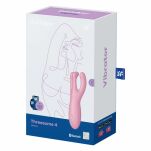 Wibrator do łechtaczki Threesome 4 Connect App Pink Satisfyer - 2
