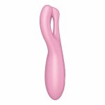 Wibrator do łechtaczki Threesome 4 Connect App Pink Satisfyer - 3