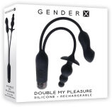 Podwójny Wibrator Analny Double My Pleasure Gender X - 6
