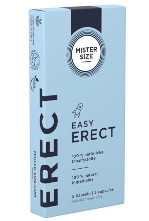 Kapsułki wspomagające erekcję Easy Erect 5 Capsules Mister Size