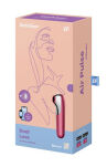 Stymulator łechtaczki z wibratorem Dual Love Red Satisfayer - 5