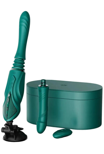 Maszyna Do Seksu Sesh Compact Sex Machine Turquoise Green Zalo
